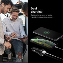 Load image into Gallery viewer, Qualcomm Quick Charge 3.0 Built-in USB-C Car Charger
